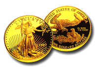 Gold American Eagle